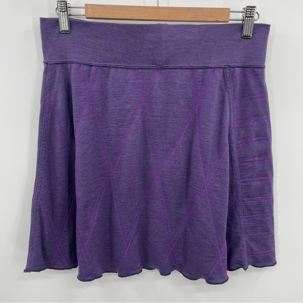 Title Nine M Purple Wool Athletic Skirt